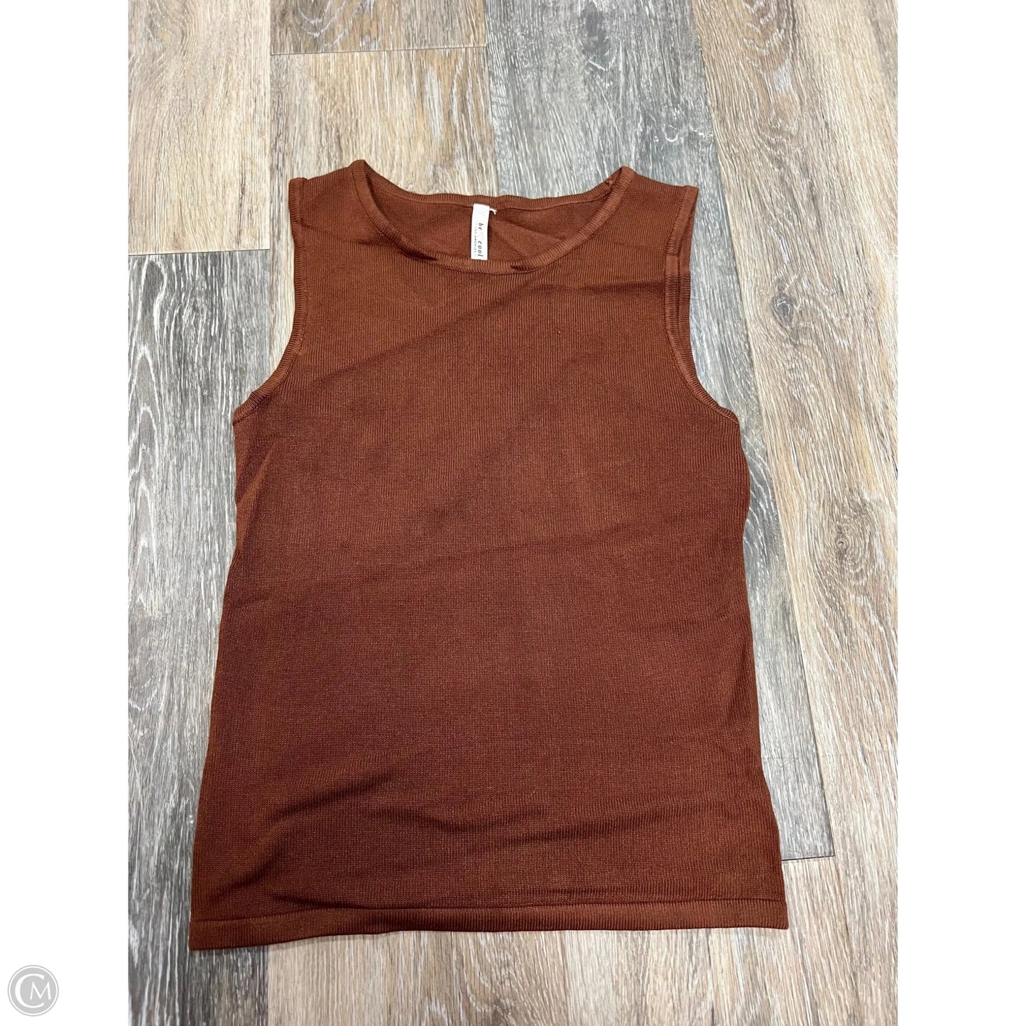 Tank Top By Be Cool In Brown, Size: S