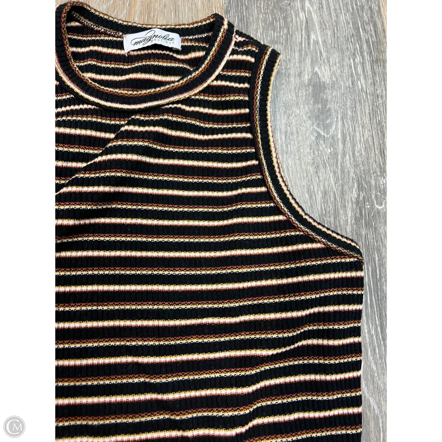 Tank Top By Magnolia Boutique In Striped Pattern, Size: S