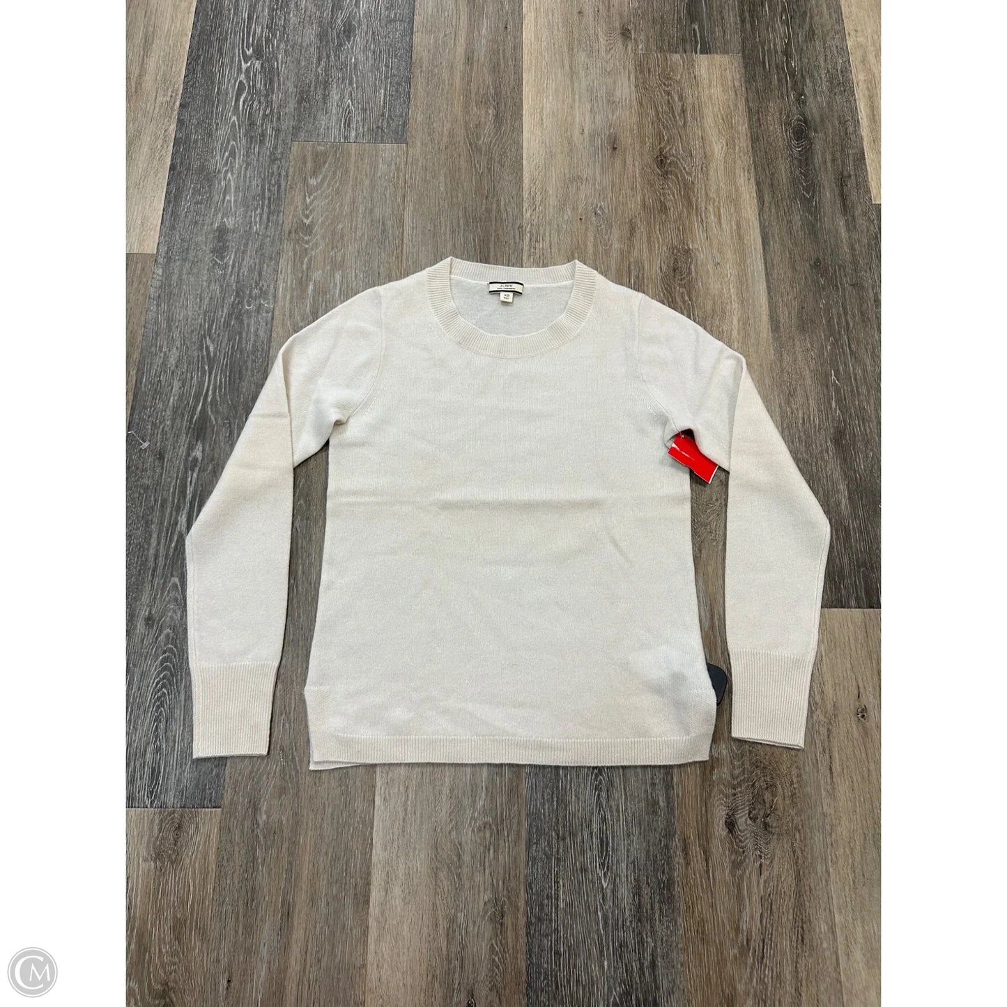 Sweater Cashmere By J. Crew In Cream, Size: Xs