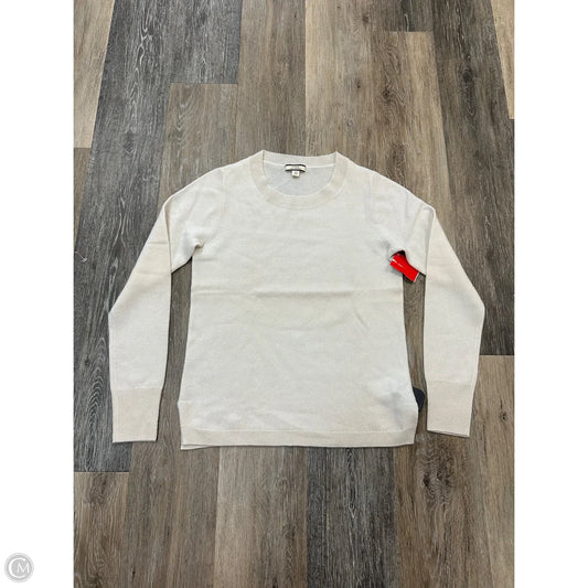 Sweater Cashmere By J. Crew In Cream, Size: Xs