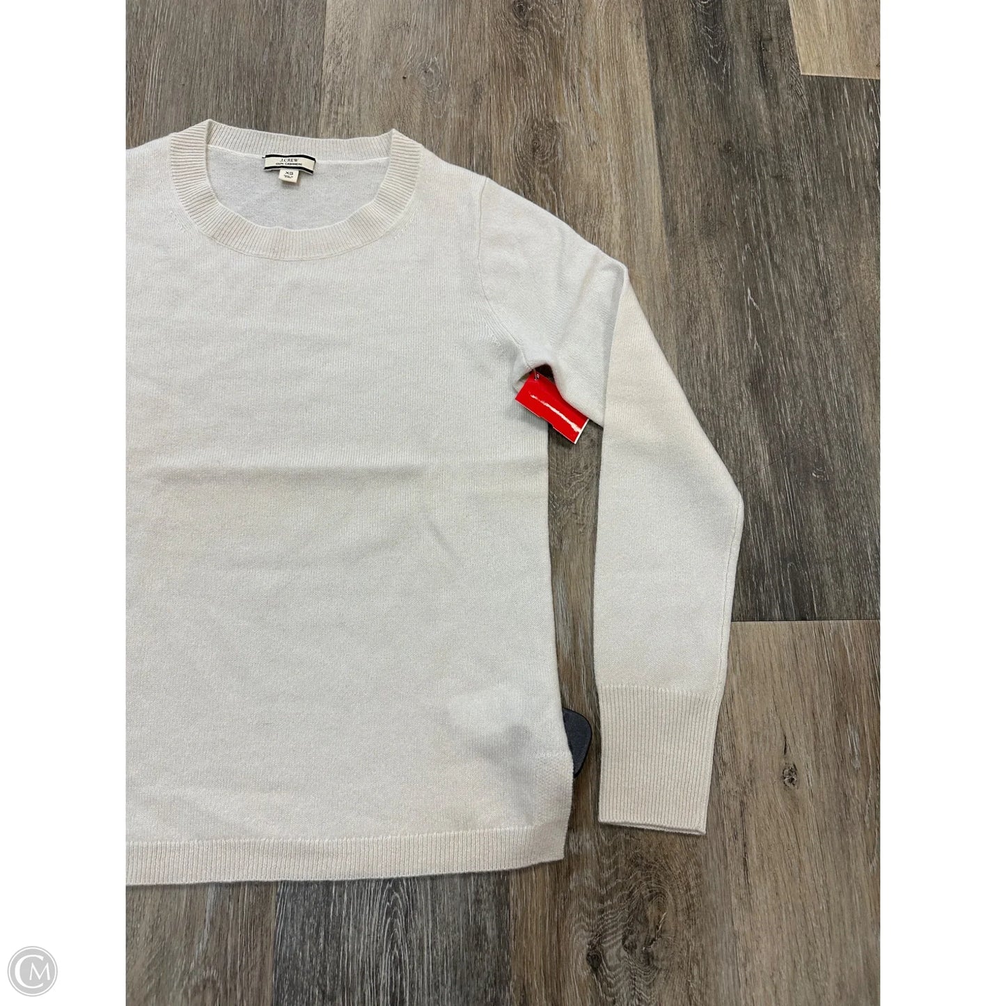 Sweater Cashmere By J. Crew In Cream, Size: Xs