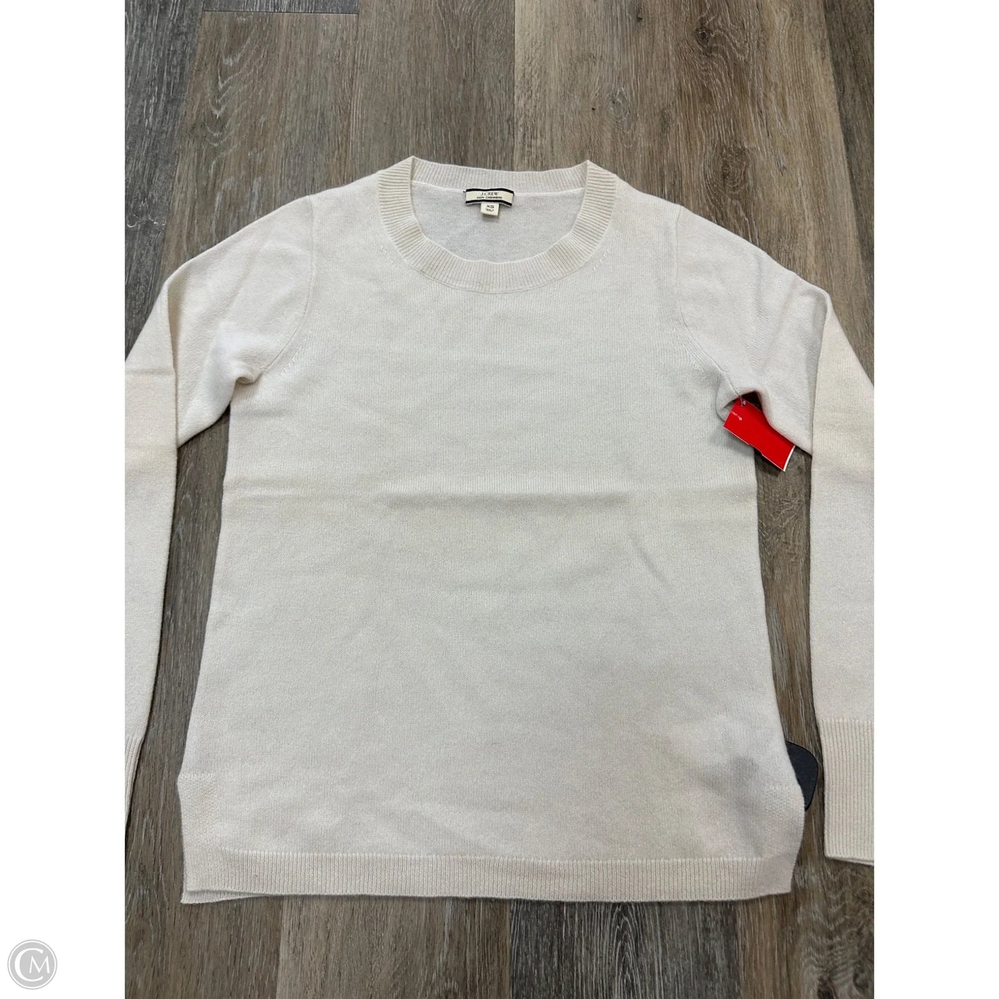 Sweater Cashmere By J. Crew In Cream, Size: Xs