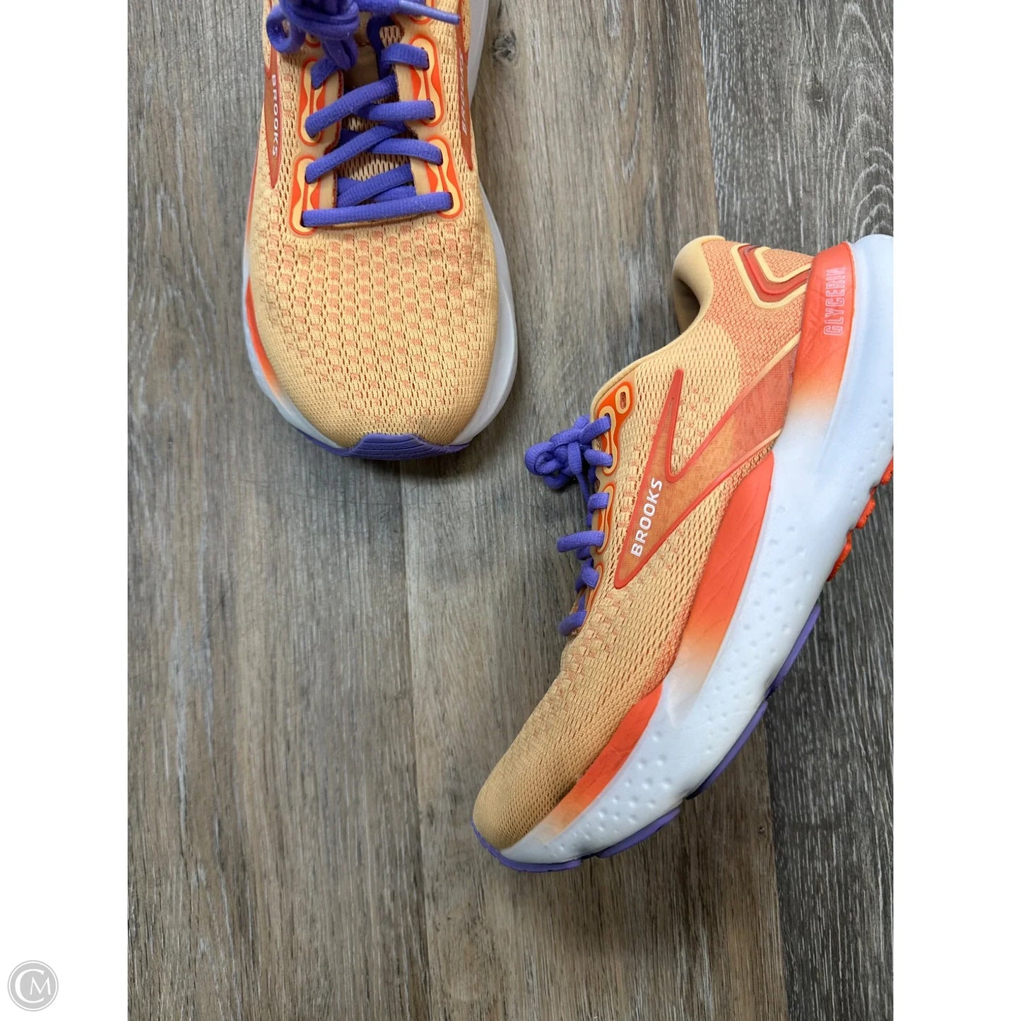 Shoes Athletic By Brooks In Orange, Size: 8
