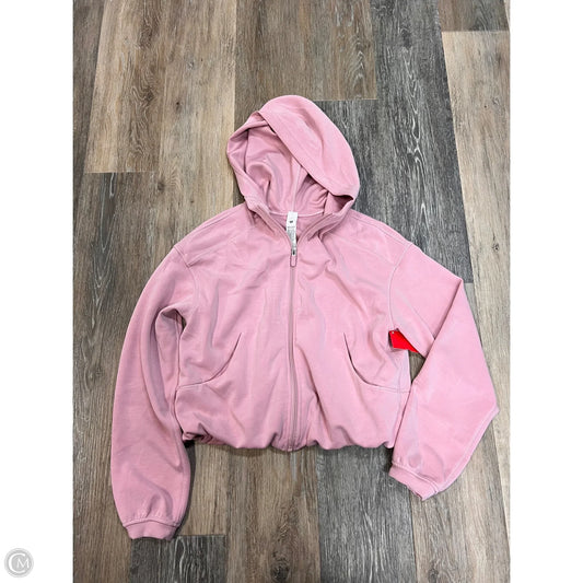 Athletic Jacket By Lululemon In Pink, Size: 0