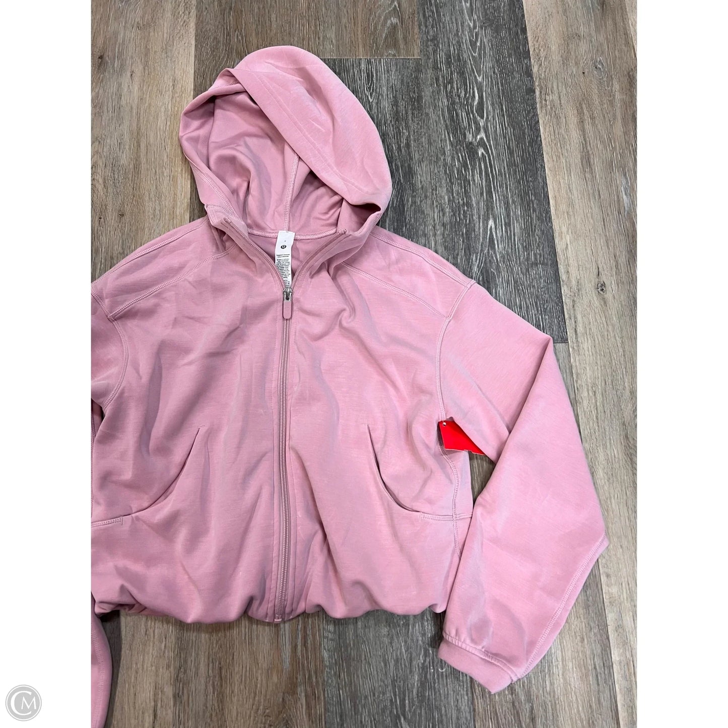 Athletic Jacket By Lululemon In Pink, Size: 0