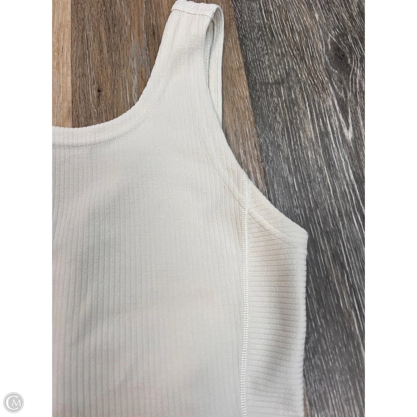 Athletic Tank Top By Lululemon In Cream, Size: 4