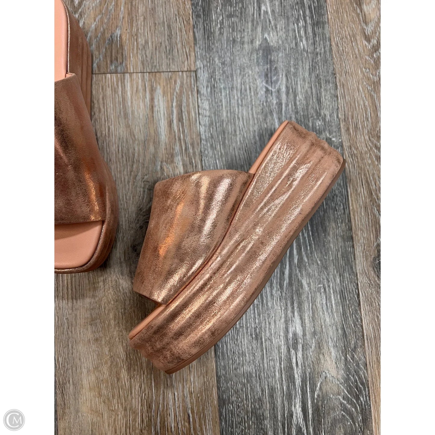 Sandals Flats By Free People In Rose Gold, Size: 6.5 (36.5)