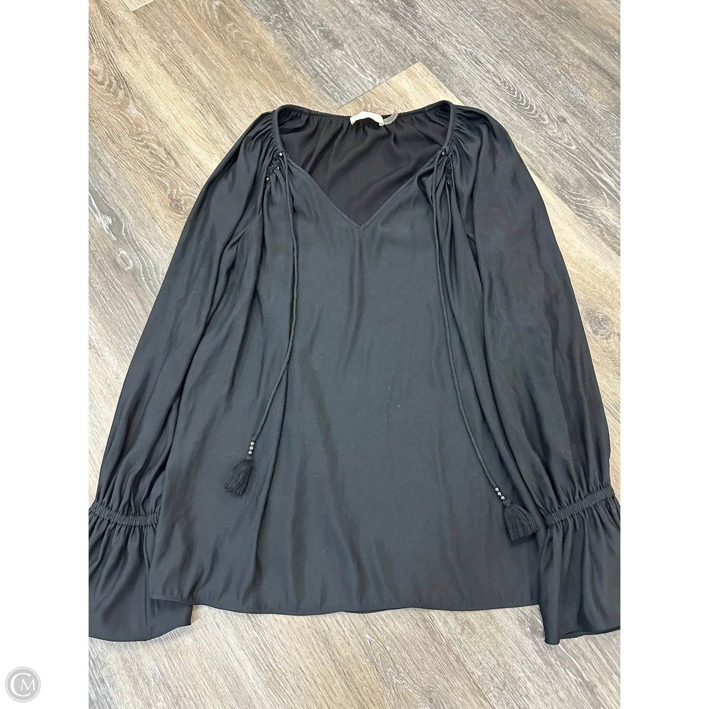 Blouse Long Sleeve By Ramy Brook In Black, Size: S