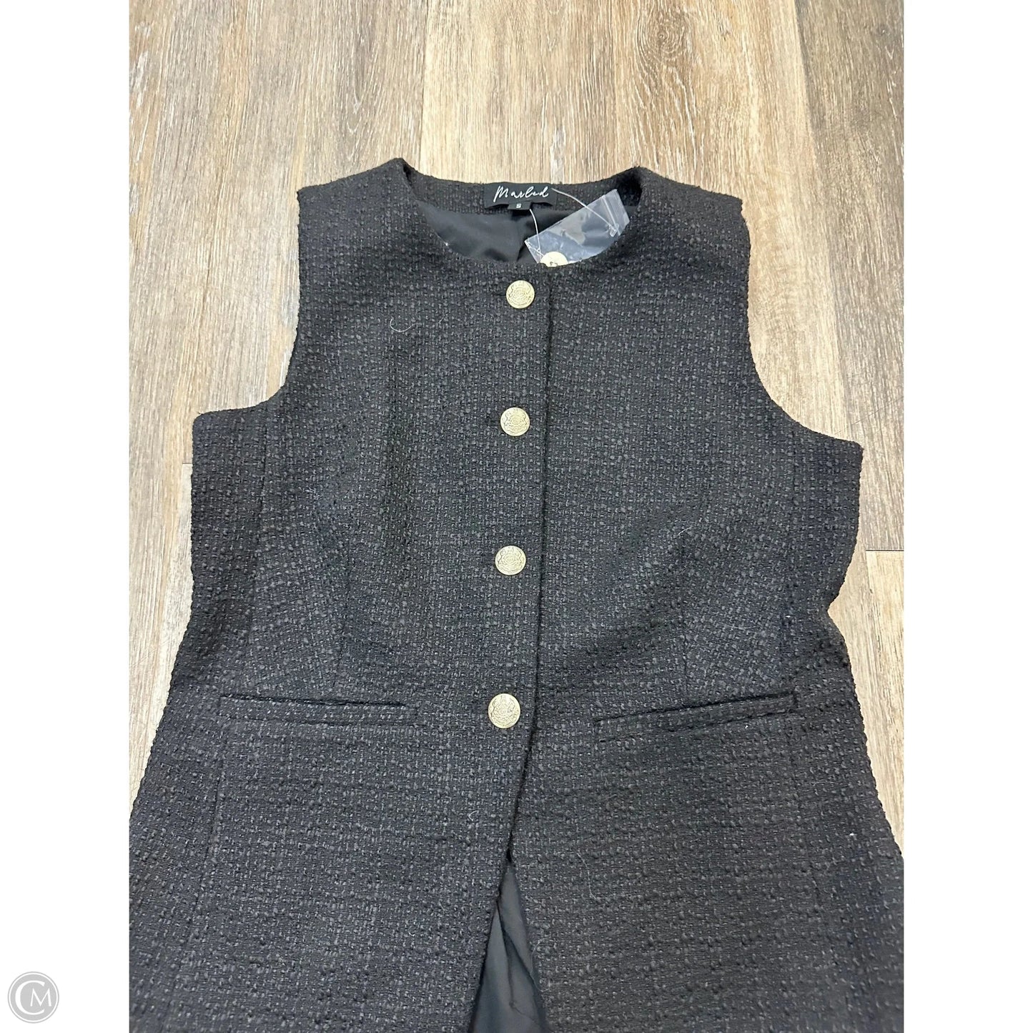 Vest Other By Marled In Black, Size: S