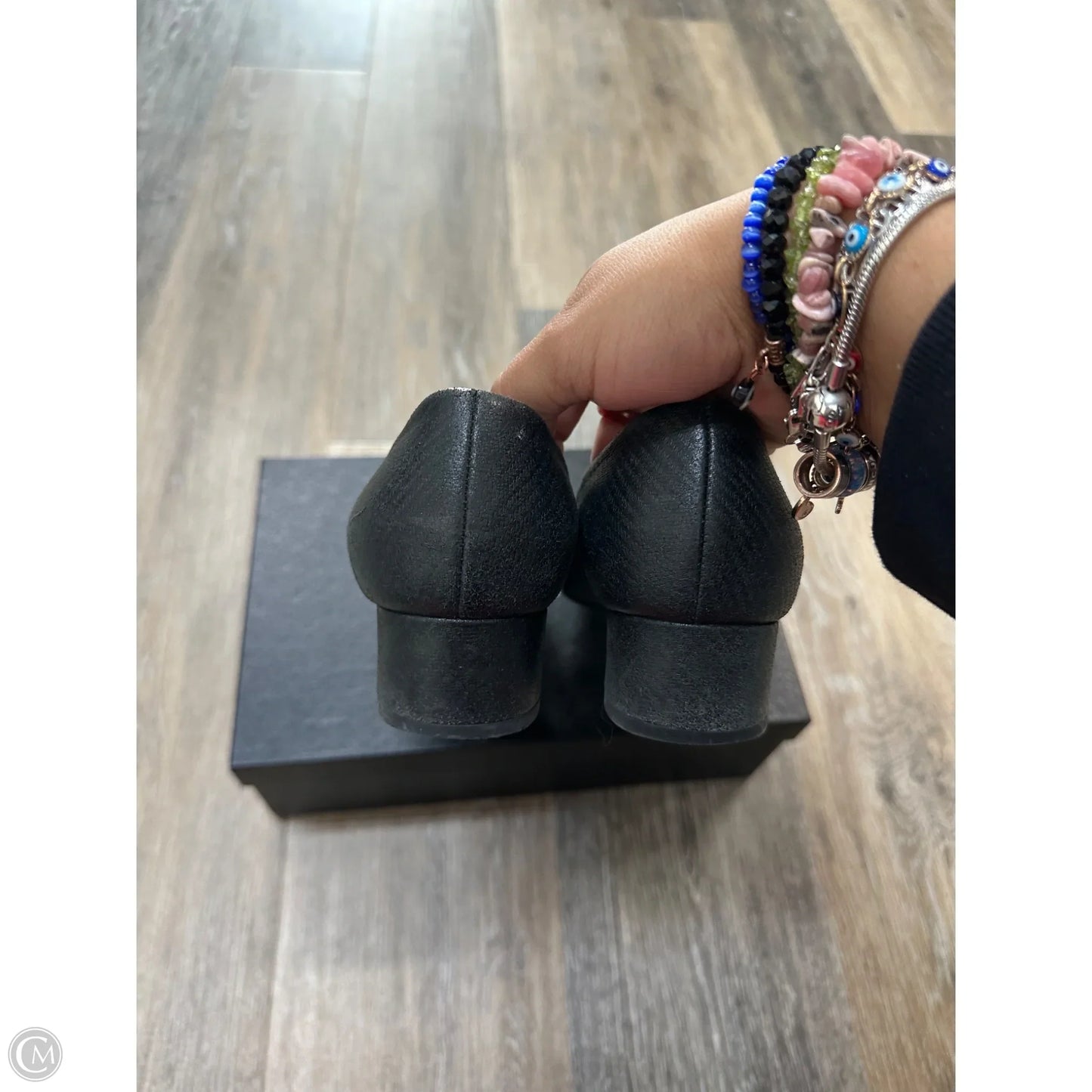 Shoes Luxury Designer By Chanel In Black, Size: 7/37.5