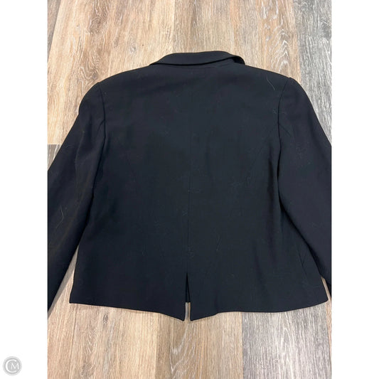 Blazer Luxury Designer By Chanel In Black, Size: M