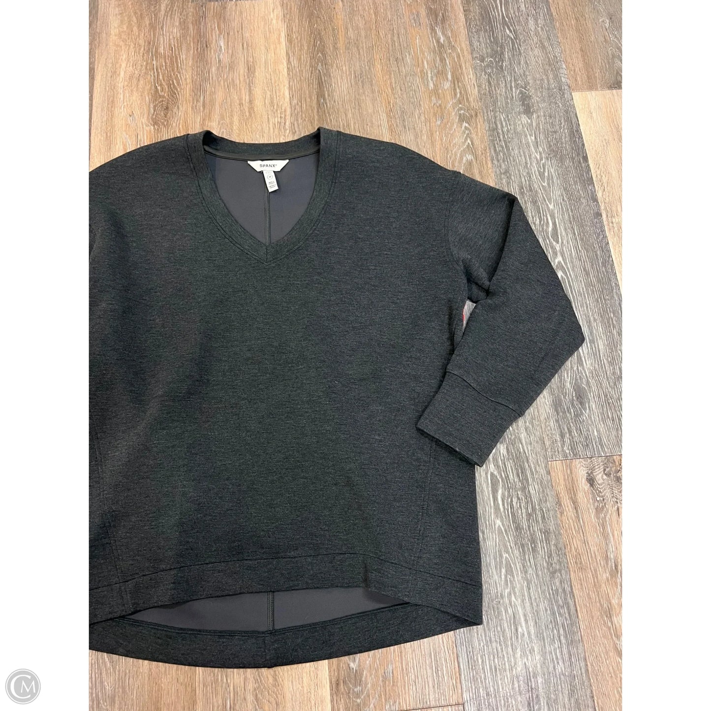 Sweatshirt Crewneck By Spanx In Grey, Size: M