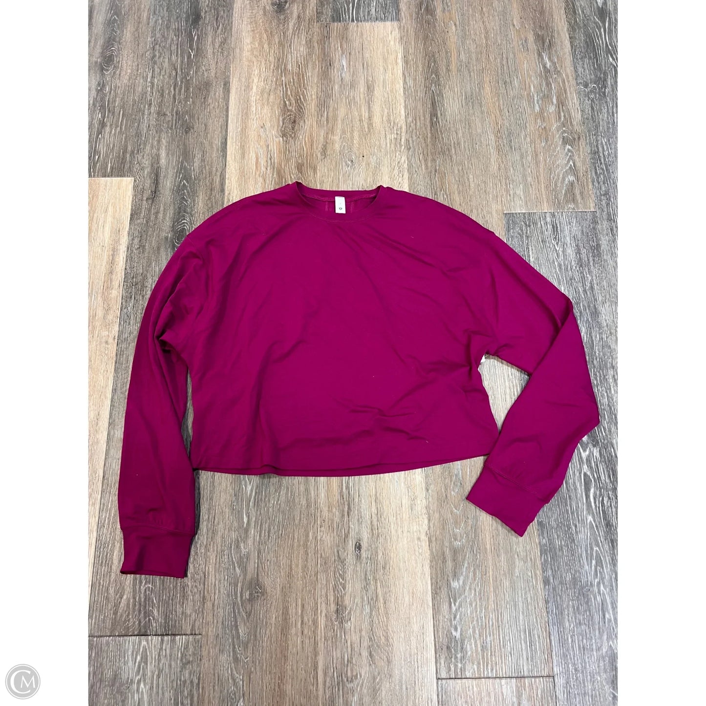 Athletic Top Long Sleeve By Lululemon In Purple, Size: 4