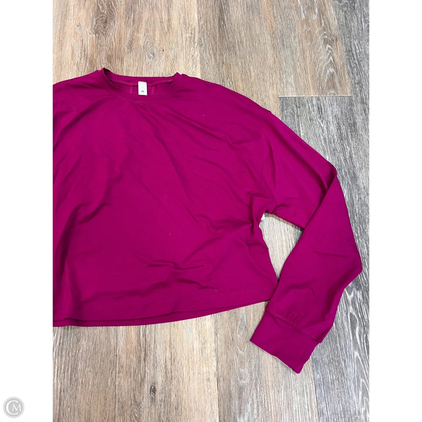 Athletic Top Long Sleeve By Lululemon In Purple, Size: 4