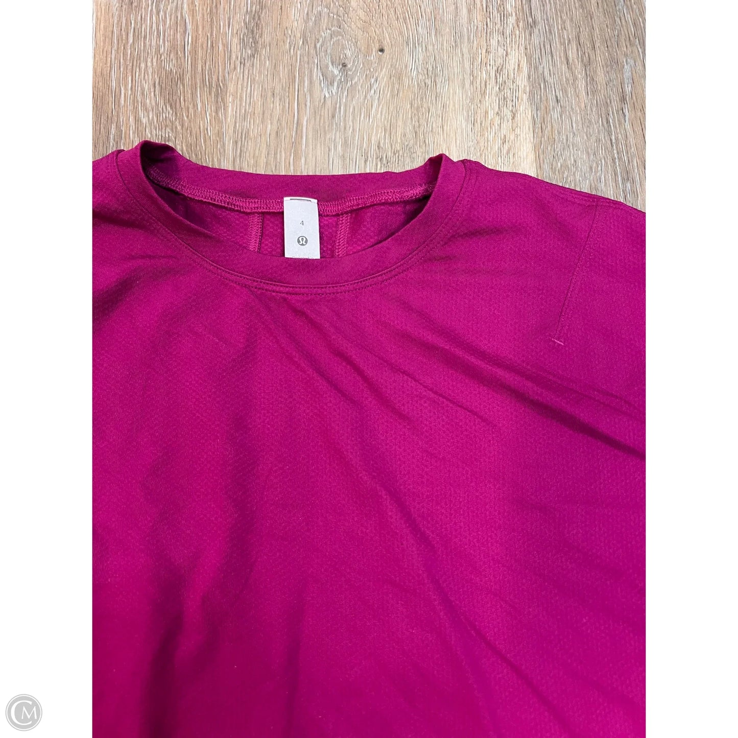 Athletic Top Long Sleeve By Lululemon In Purple, Size: 4