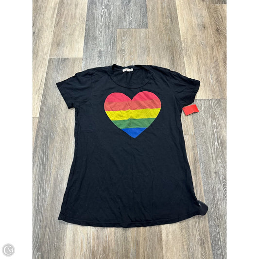 Top Short Sleeve By Sundry In Black, Size: M