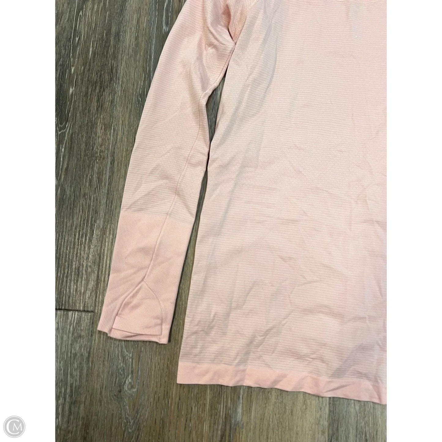 Athletic Top Long Sleeve Crewneck By Lululemon In Pink, Size: 6