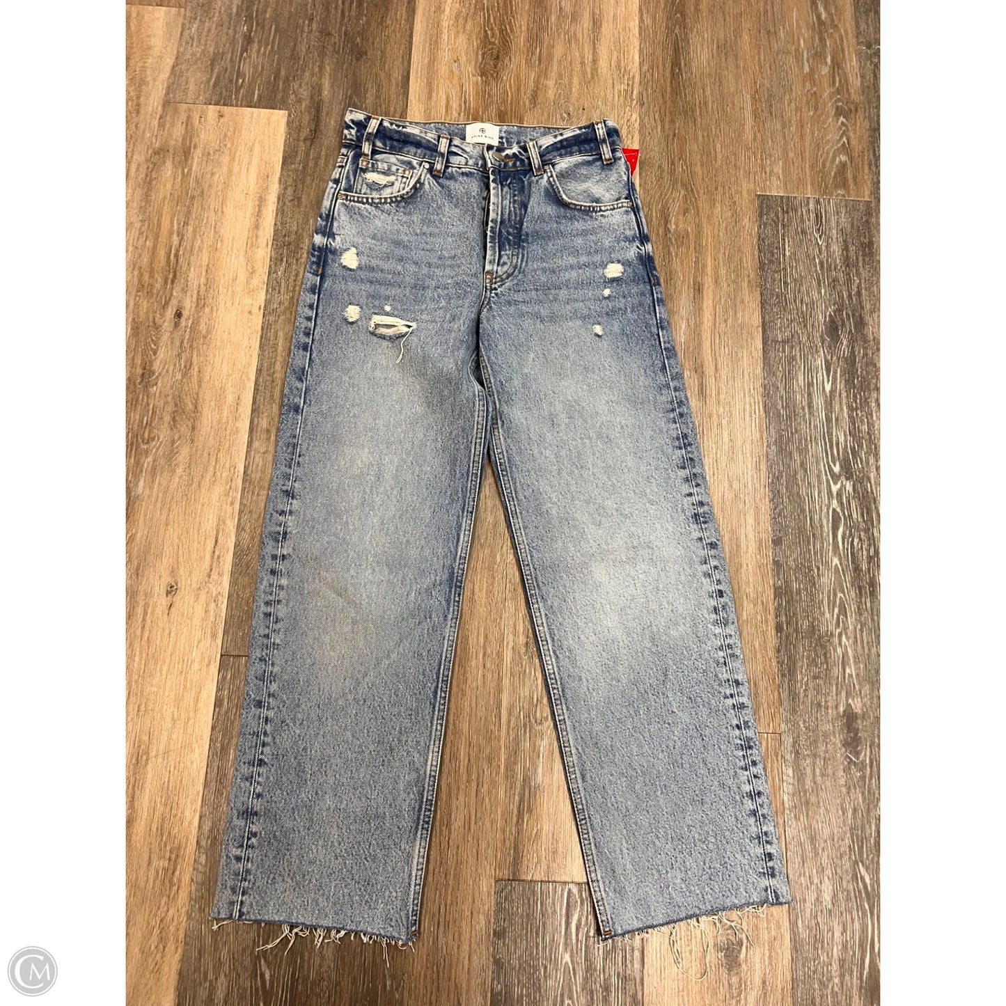 Jeans Designer By Anine Bing In Blue Denim, Size: 0/24