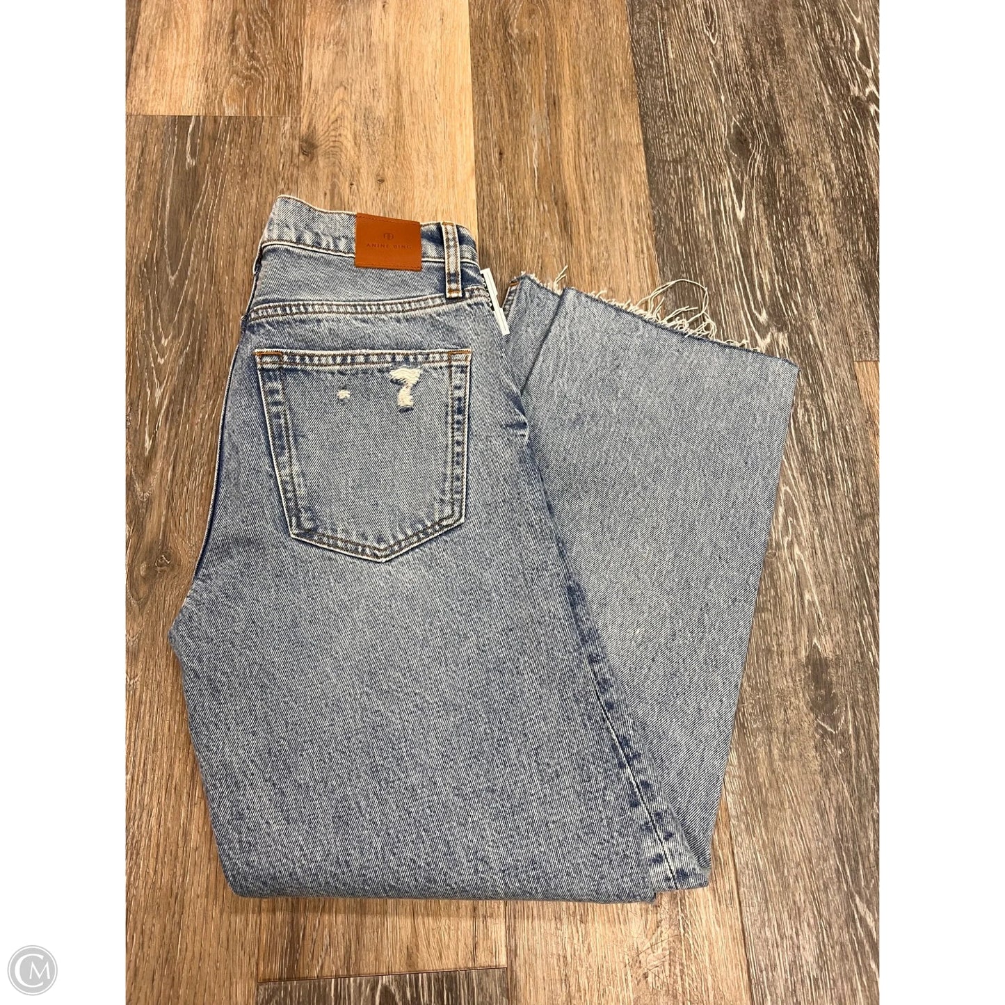 Jeans Designer By Anine Bing In Blue Denim, Size: 0/24