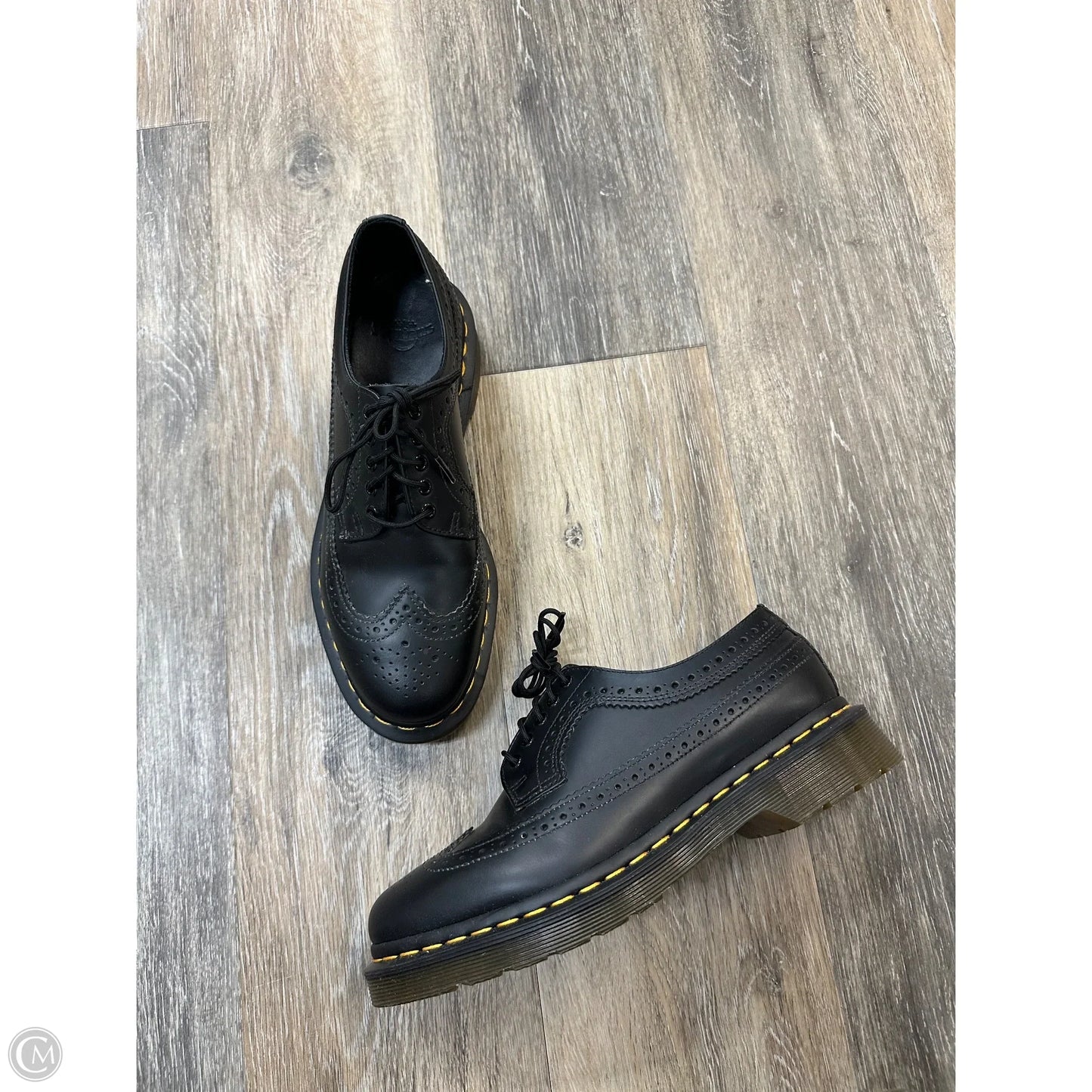 Shoes Flats By Dr Martens In Black, Size: 7