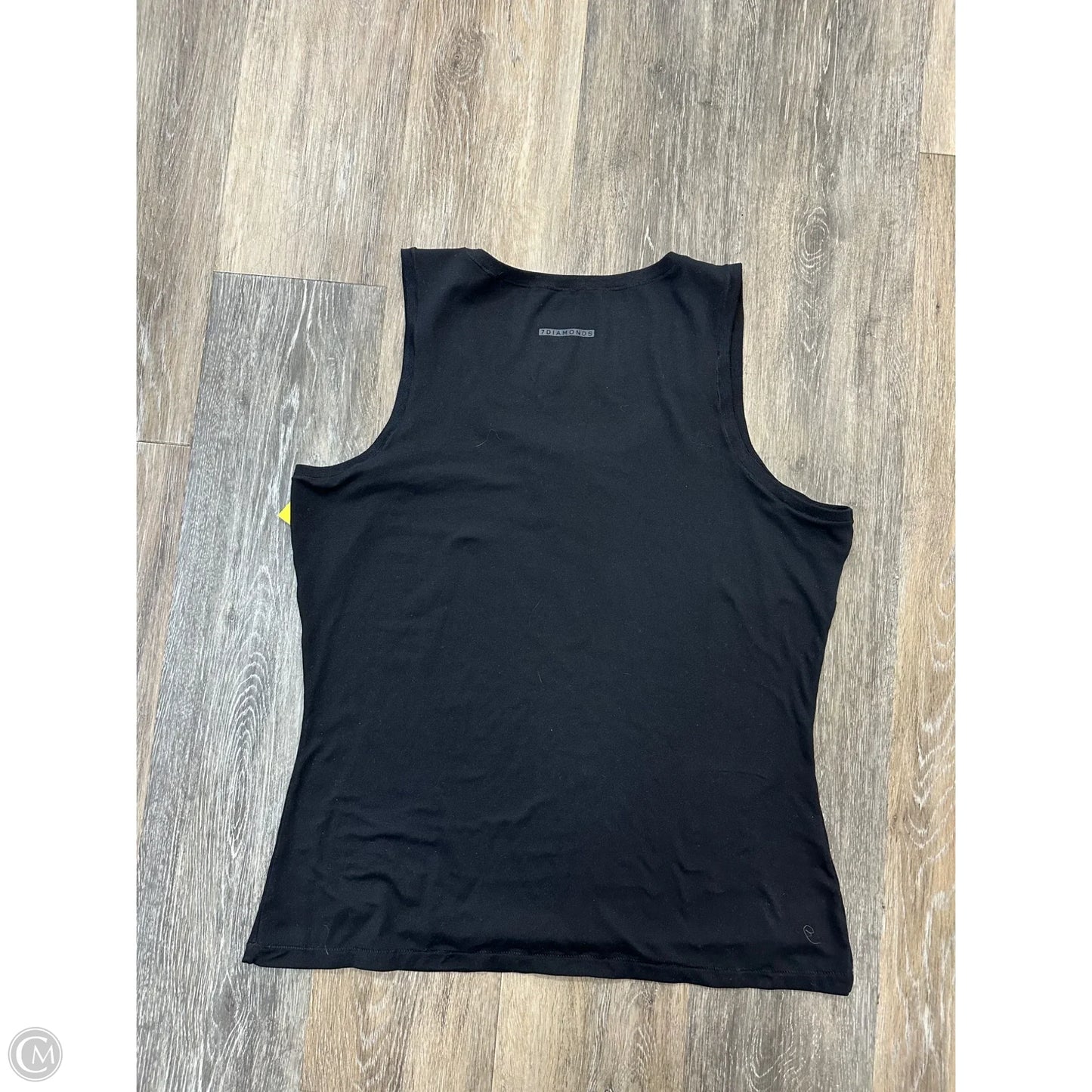 -Athletic Tank Top By 7Diamonds In Black, Size: Xl