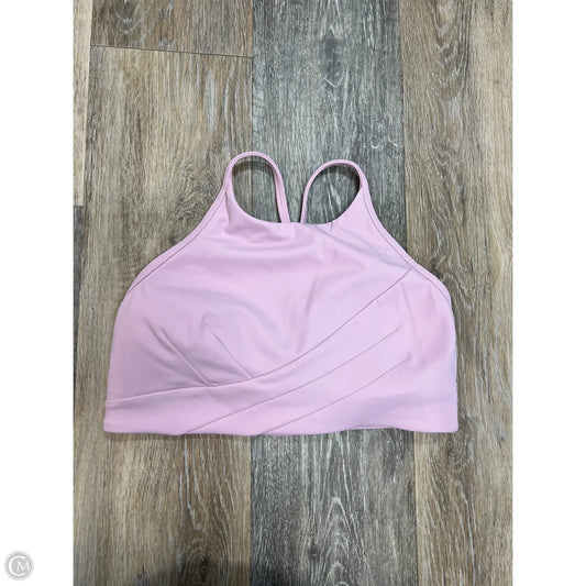 Athletic Bra By Lululemon In Pink, Size: 6