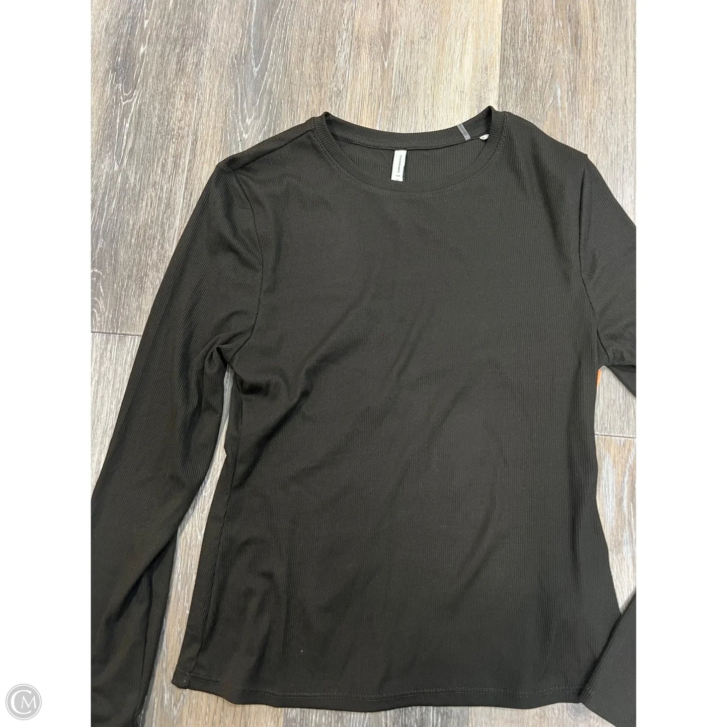 Top Long Sleeve By 7 Diamonds In Brown, Size: S
