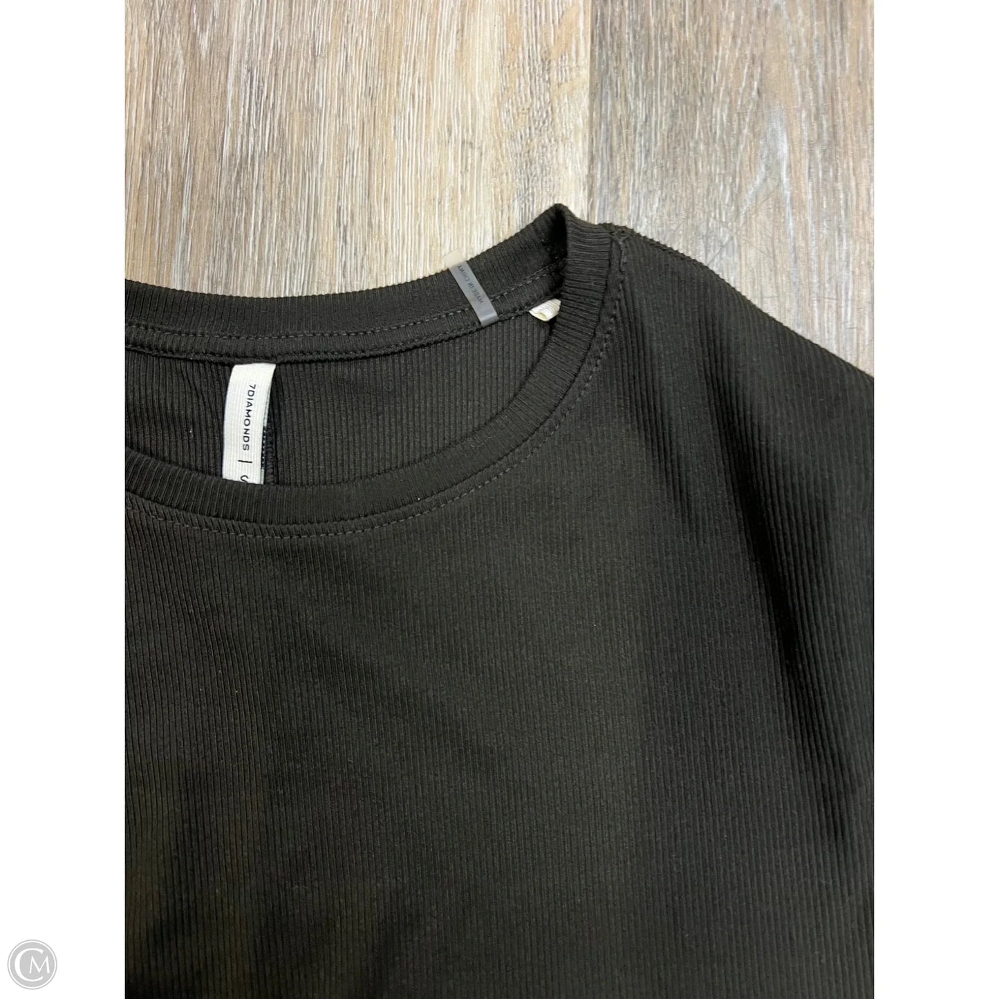 Top Long Sleeve By 7 Diamonds In Brown, Size: S