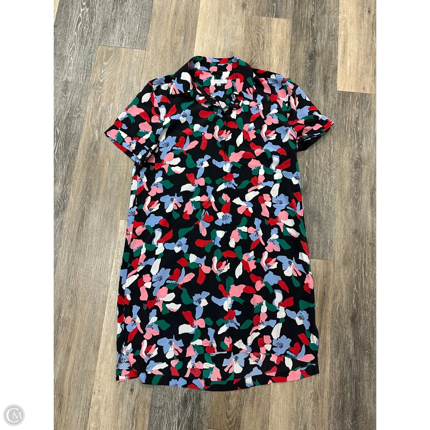 Dress Party Short By Equipment In Floral Print, Size: M