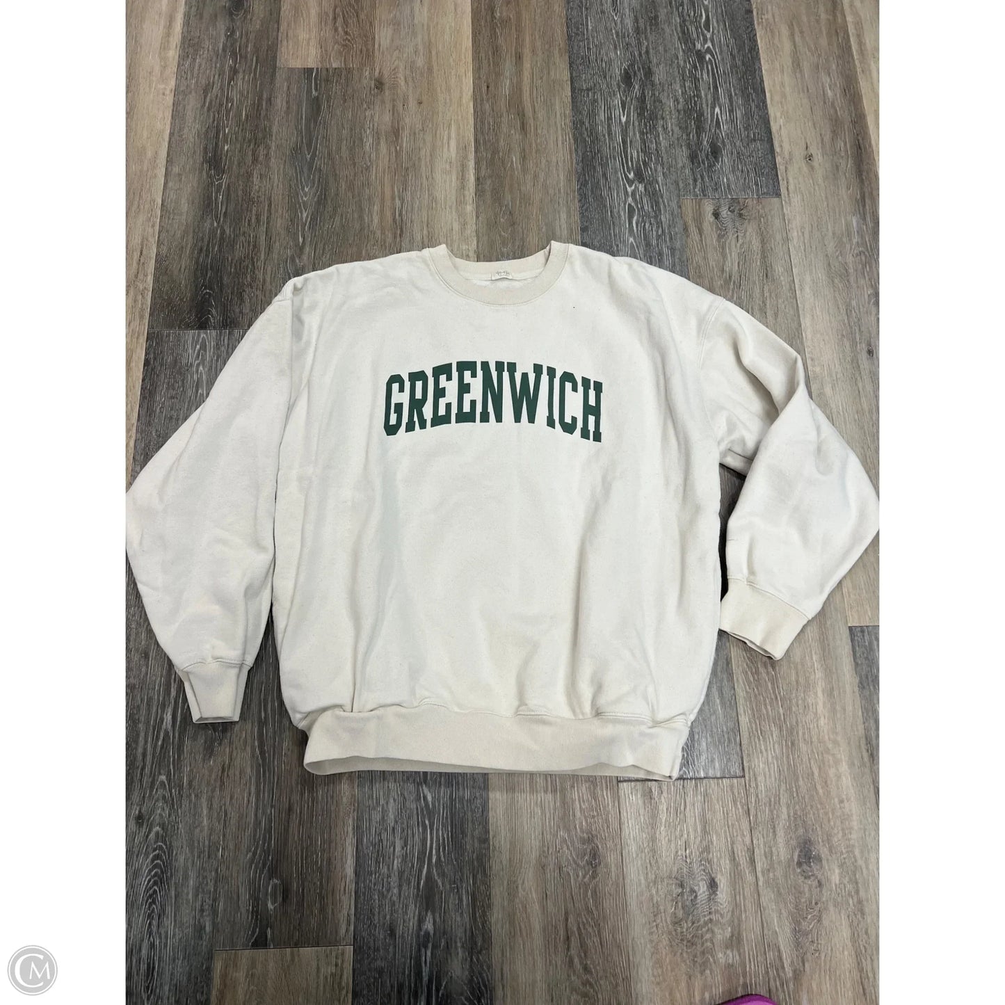 Sweatshirt Crewneck By John Galt In White, Size: Osfm