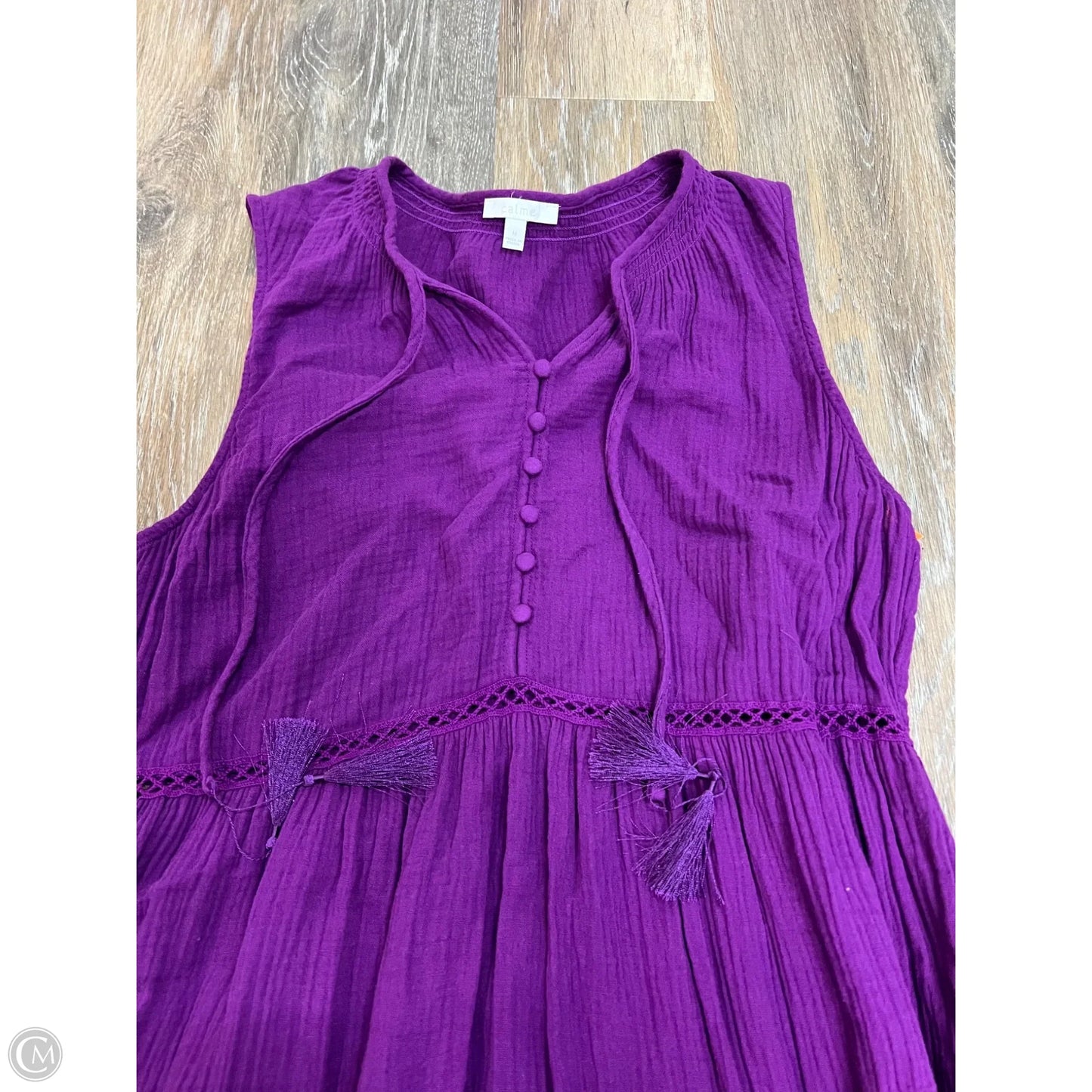 Dress Casual Maxi By Calme Johnny Was In Purple, Size: M