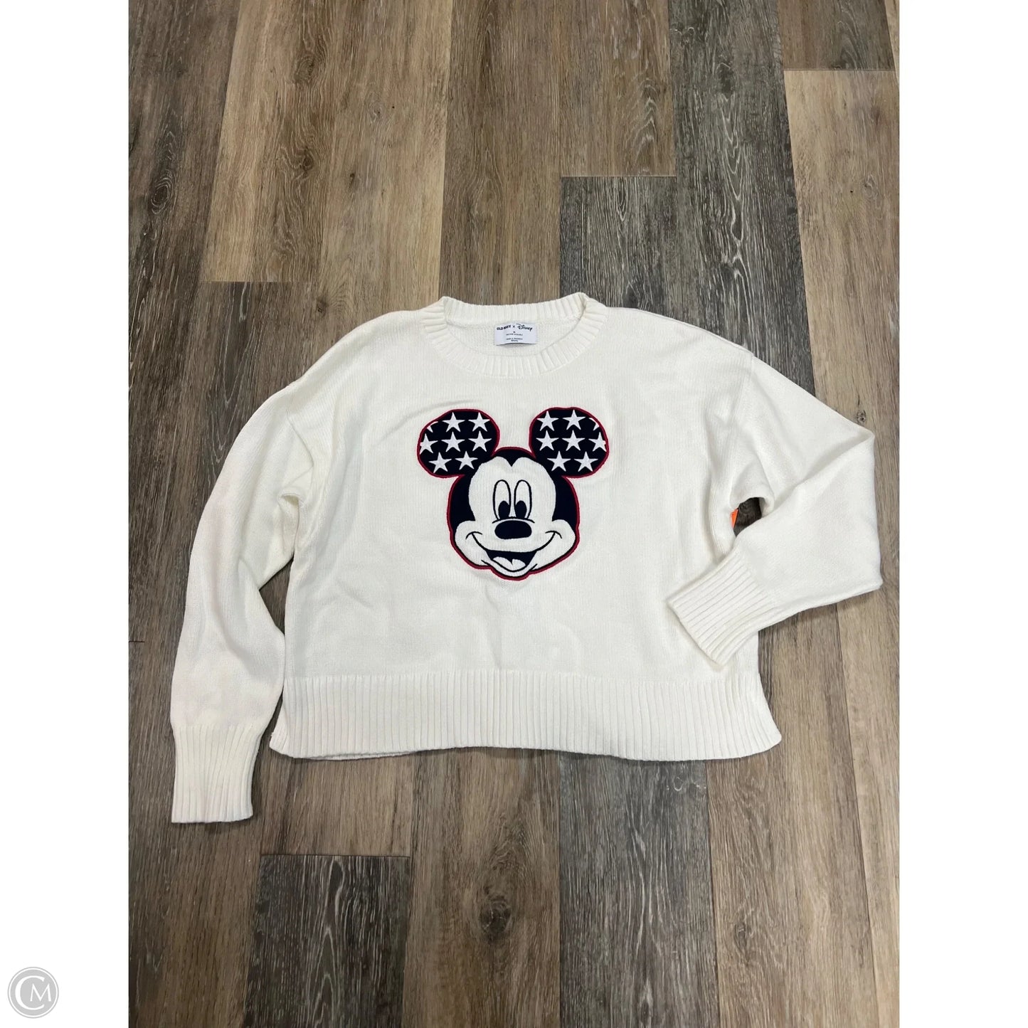 Sweater By Old Navy x Disney In White, Size: M