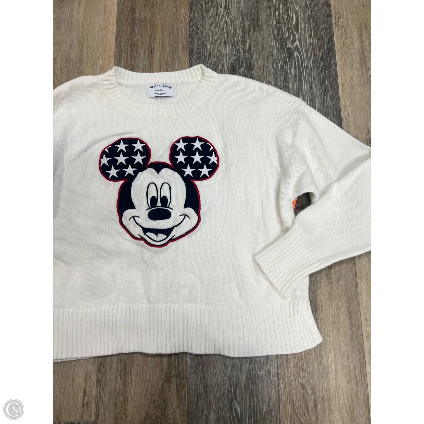 Sweater By Old Navy x Disney In White, Size: M