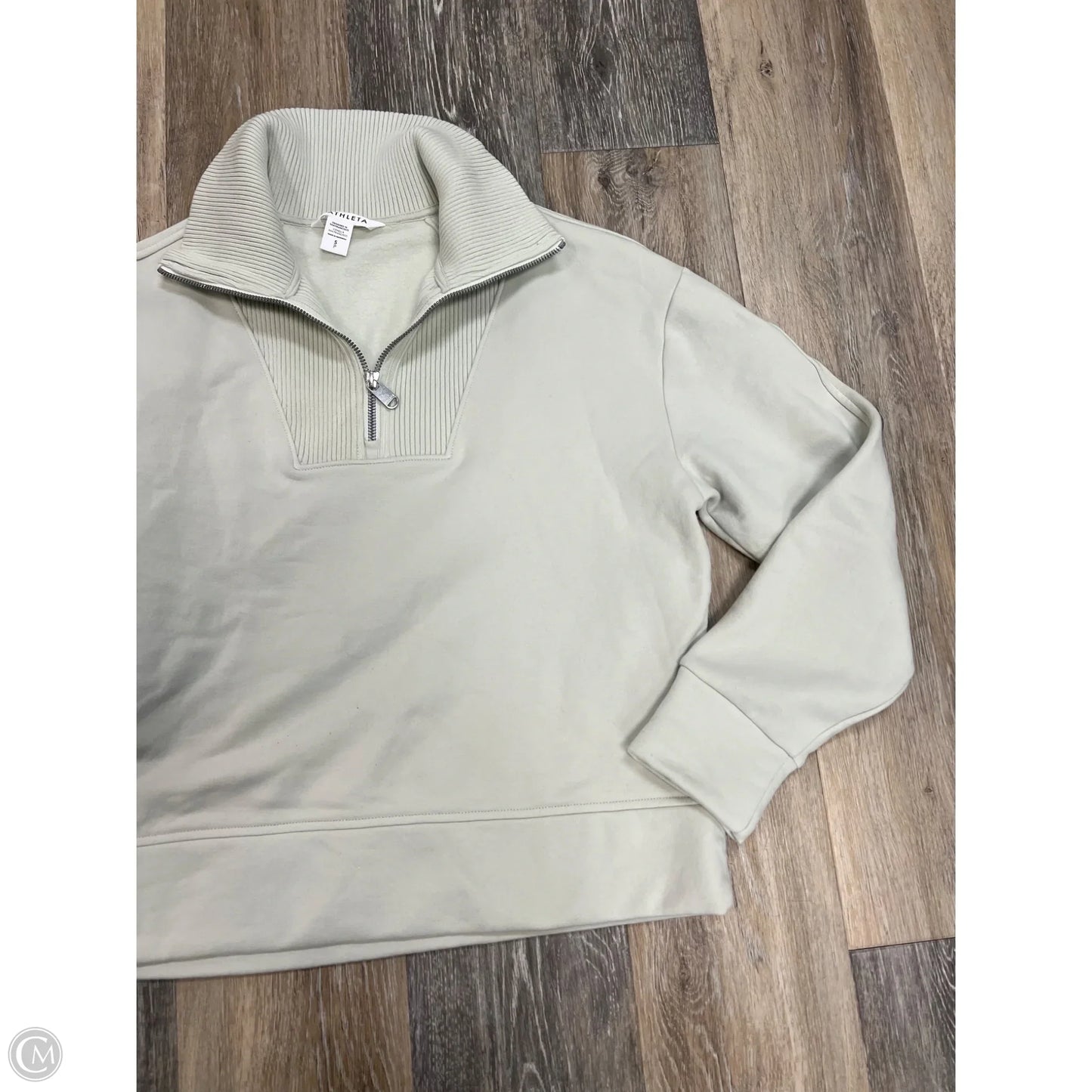 Athletic Sweatshirt Collar By Athleta In Green, Size: S