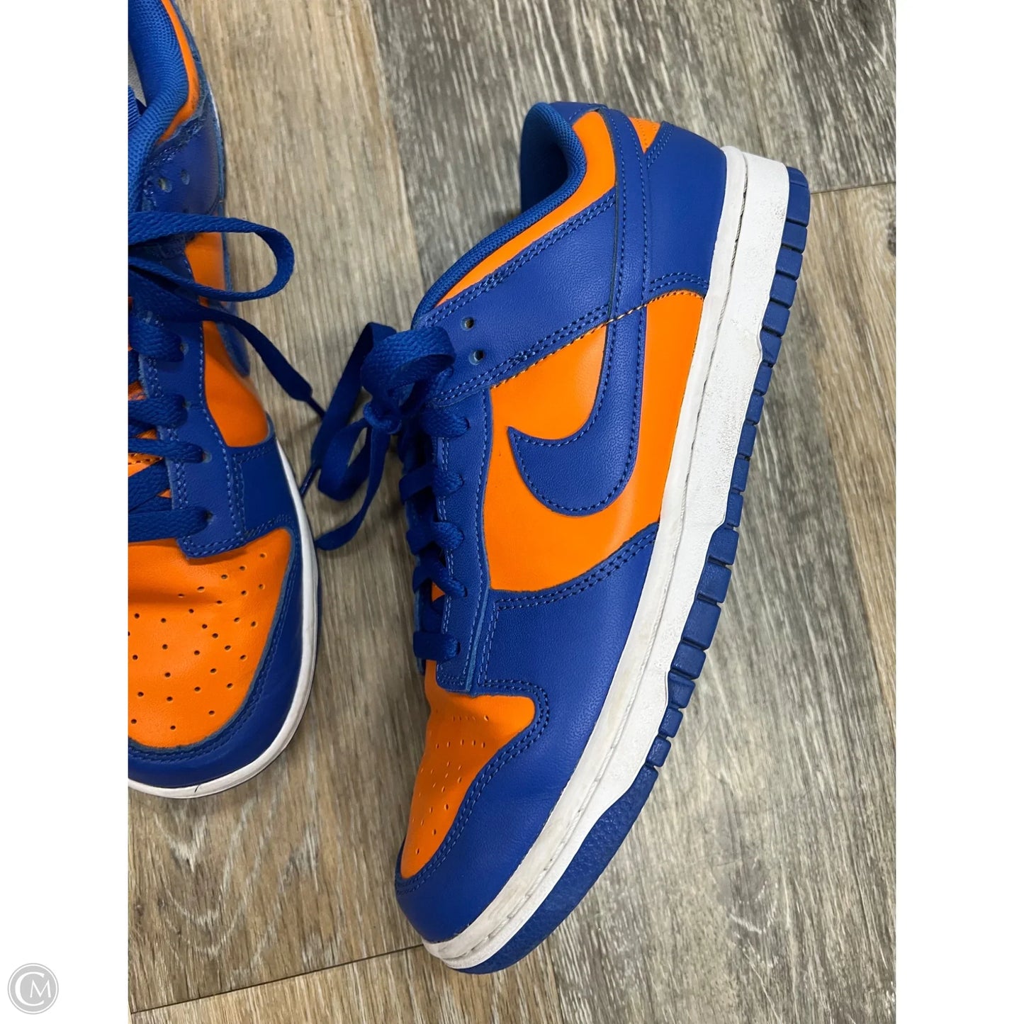 Shoes Sneakers By Nike In Blue & Orange, Size: 8.5