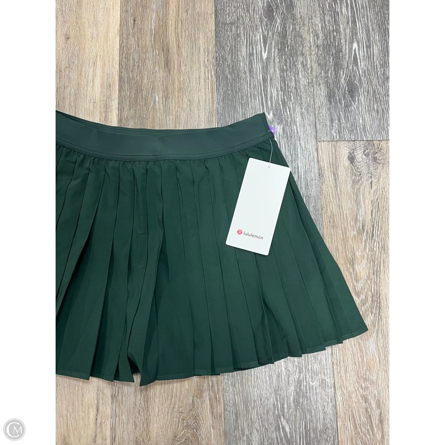 Athletic Skort By Lululemon In Green, Size: 6