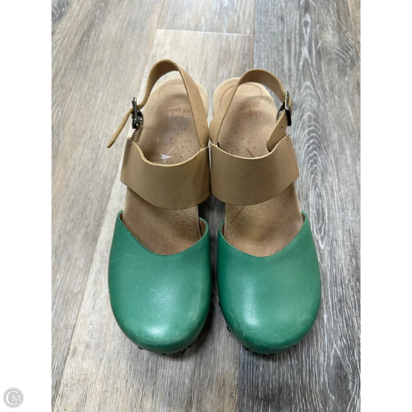 Shoes Heels Block By Dansko In Green, Size: 8.5