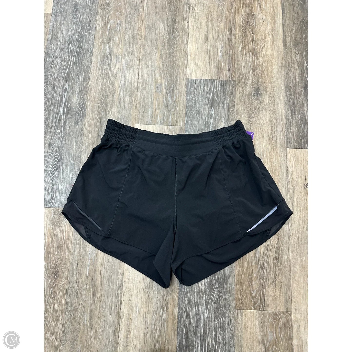 Athletic Shorts By Lululemon In Black, Size: 16