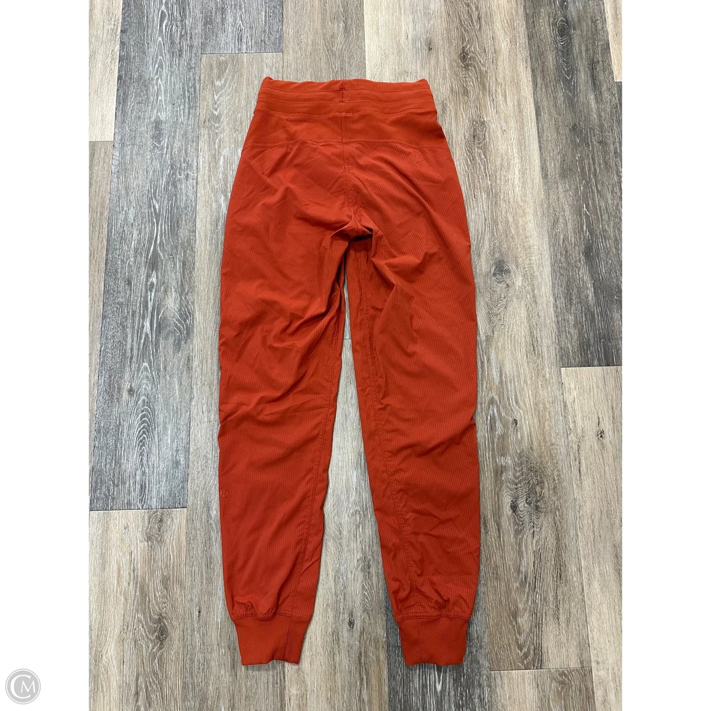 Athletic Pants By Lululemon In Orange, Size: 2