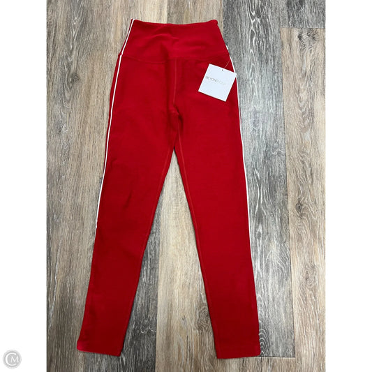 Athletic Leggings By Beyond Yoga In Red, Size: Xs