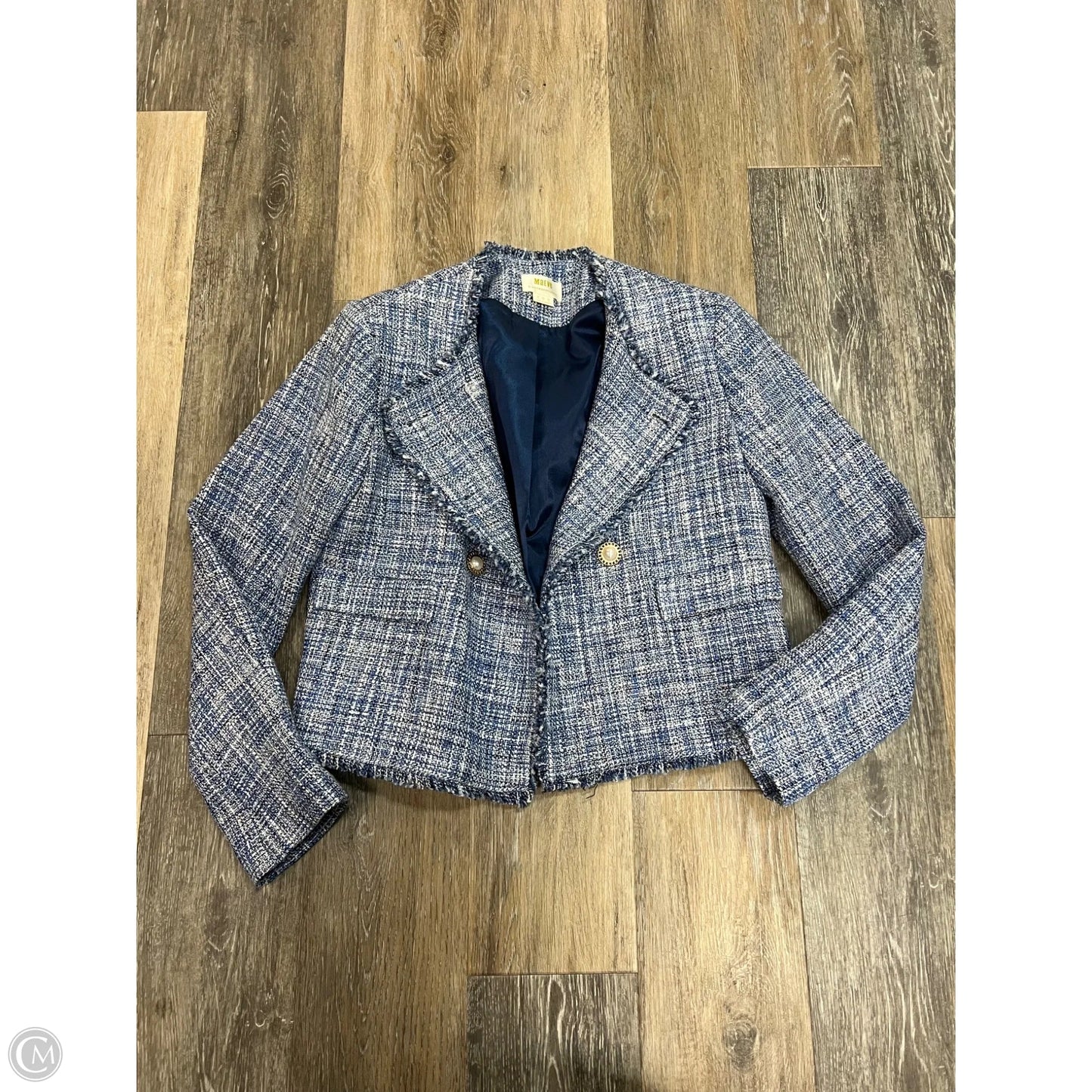 Blazer By Maeve In Blue, Size: 0