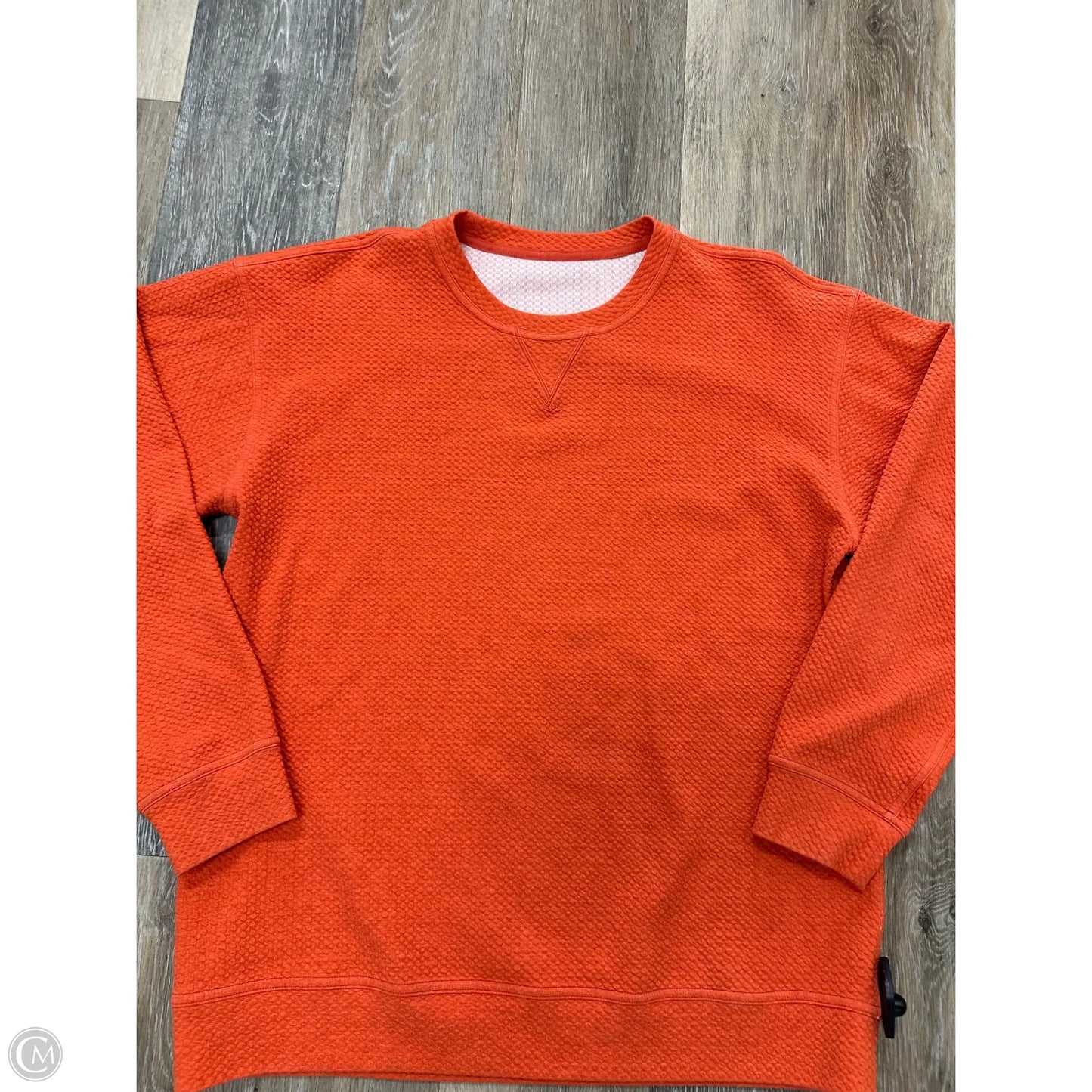 -Athletic Sweatshirt Crewneck By Lululemon In Orange, Size: L