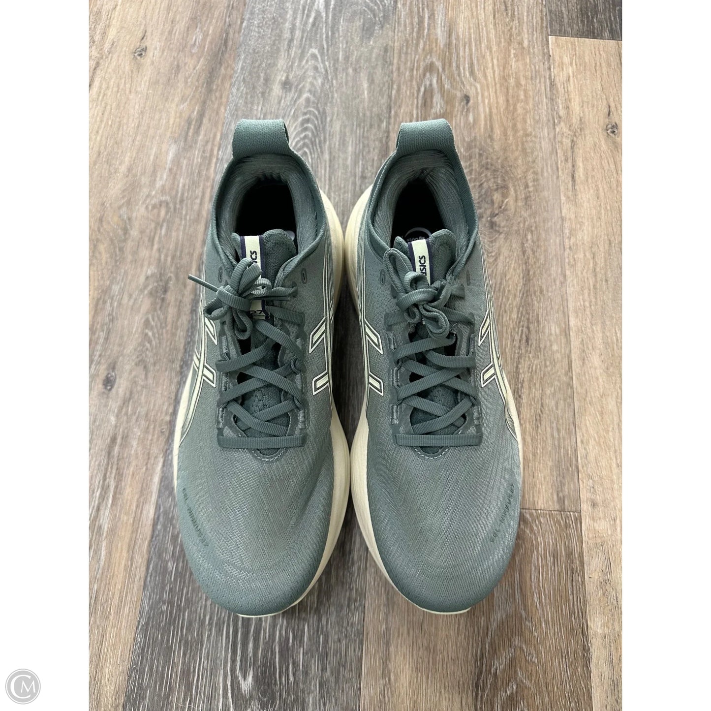 Shoes Athletic By Asics In Green, Size: 11