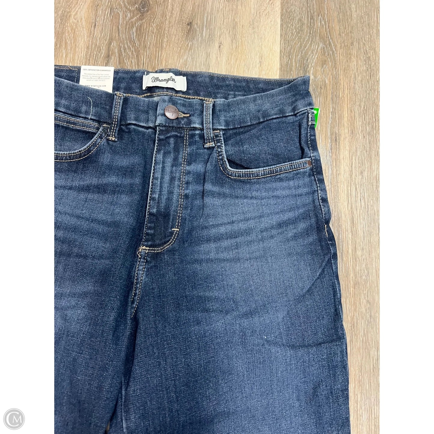 Jeans Boot Cut By Wrangler In Blue Denim, Size: 10