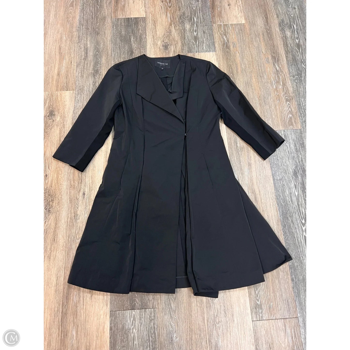 Jacket Designer By Lafayette 148 In Black, Size: S