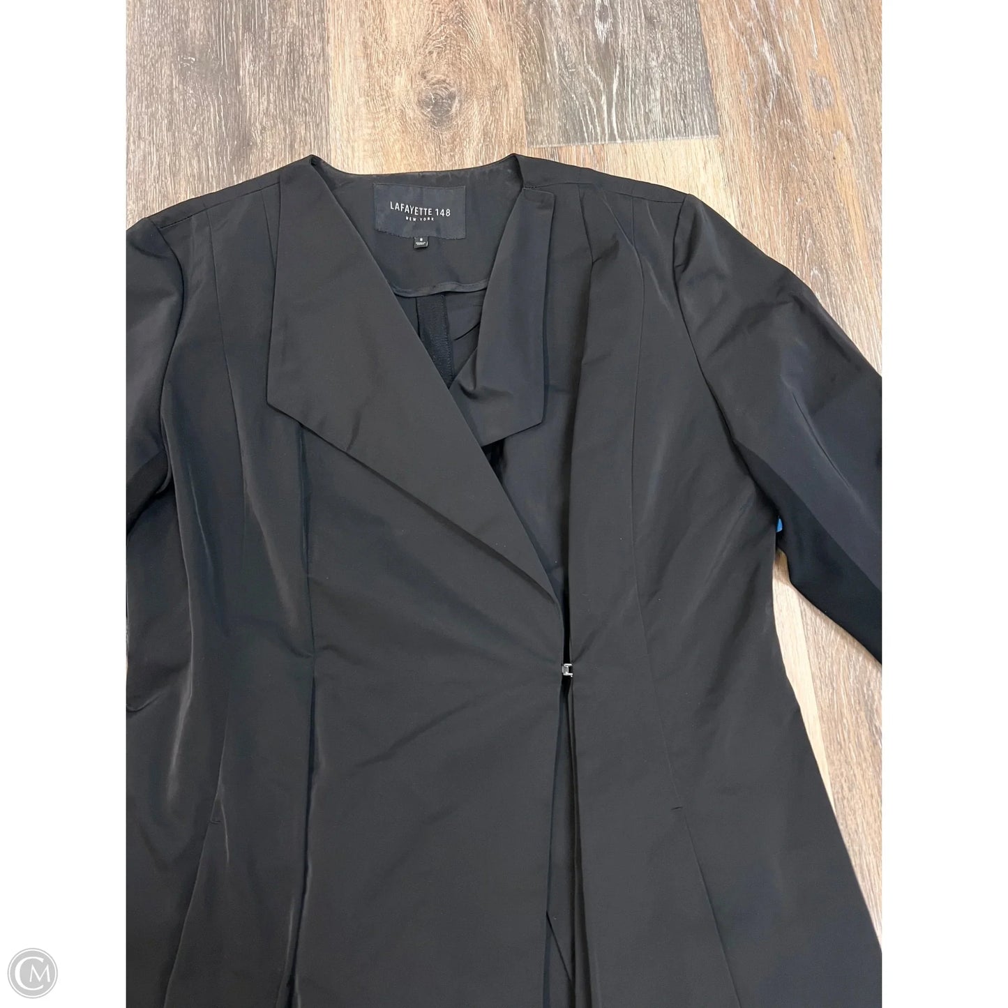 Jacket Designer By Lafayette 148 In Black, Size: S