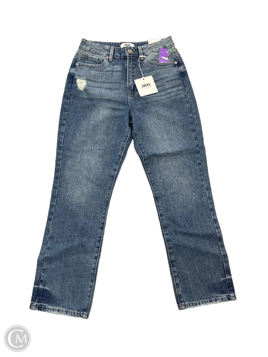 Jeans Straight By Just Black In Blue Denim, Size: 2