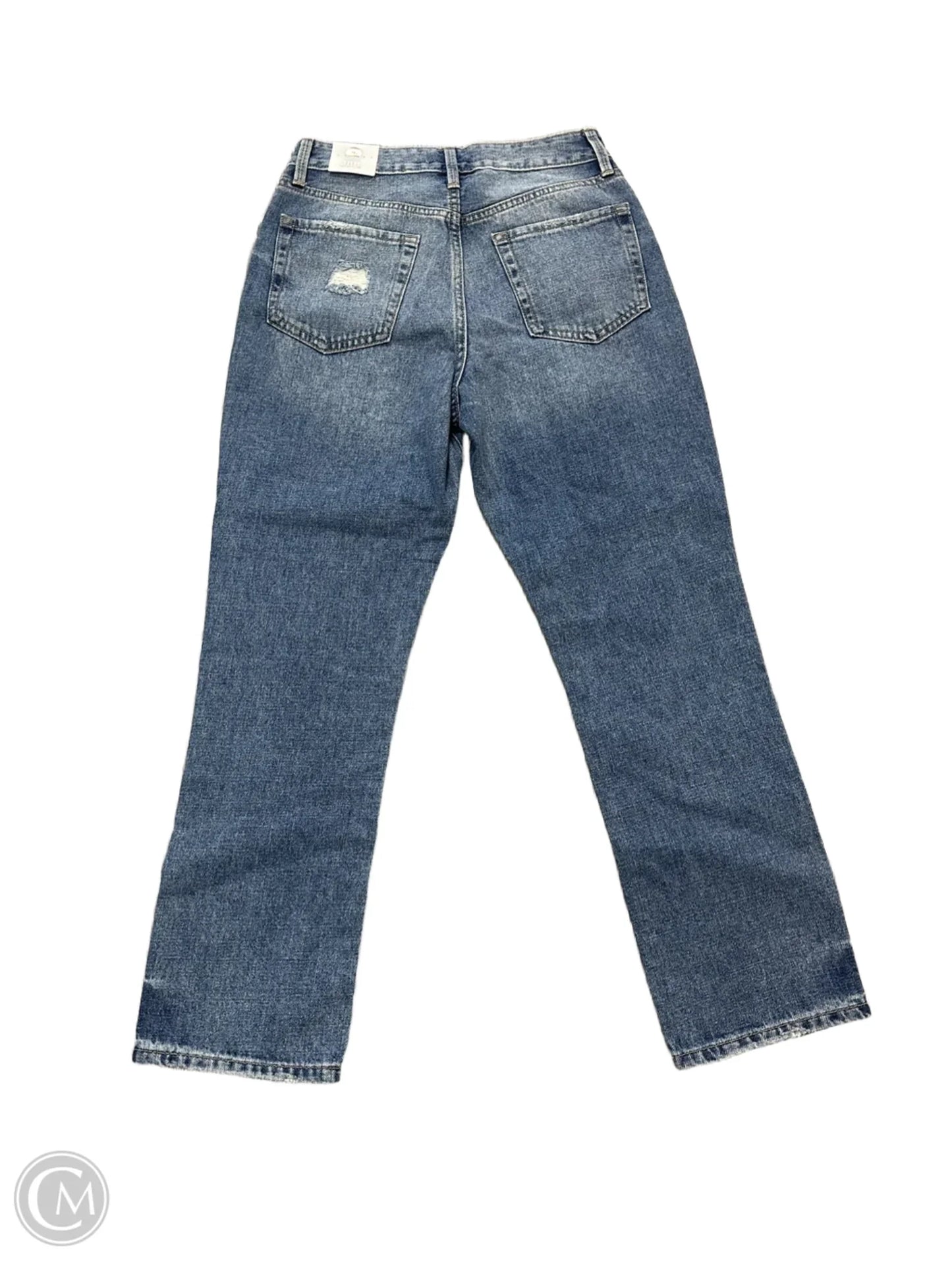 Jeans Straight By Just Black In Blue Denim, Size: 2