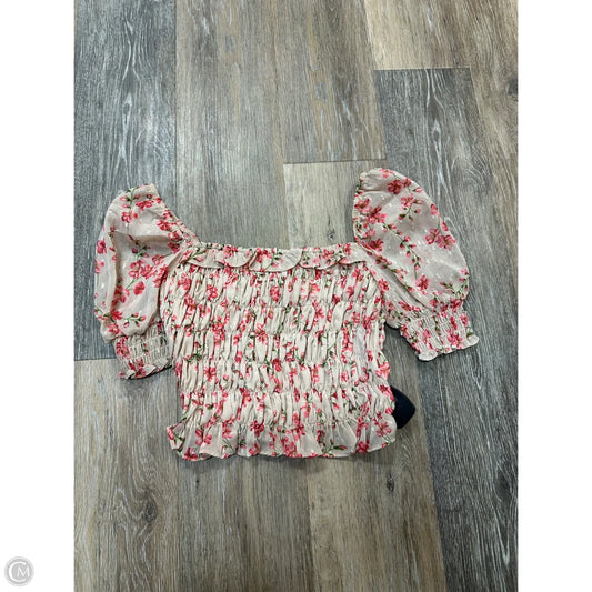 Top Short Sleeve By Happy Girls In Floral Print, Size: 2