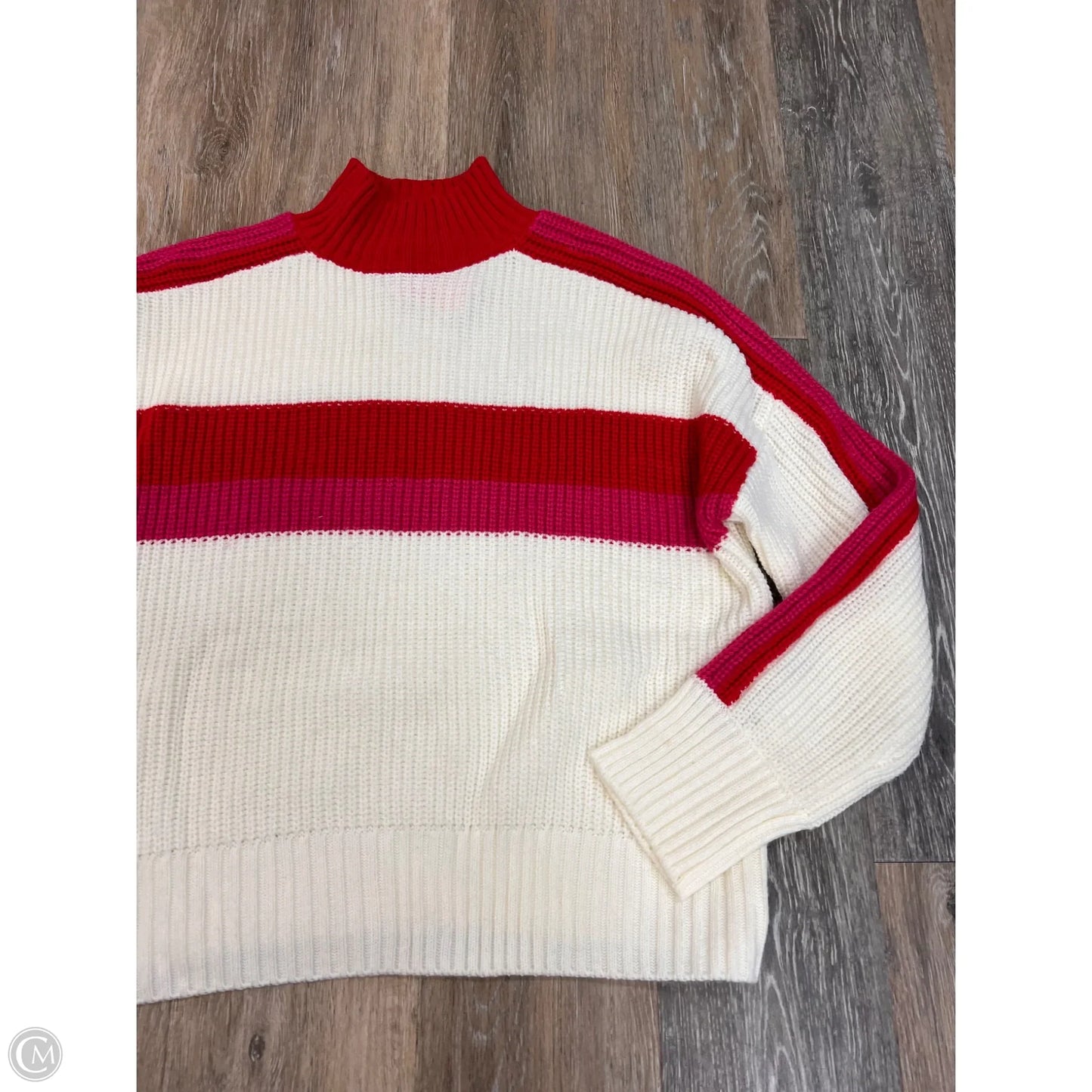 Sweater By Sanctuary In Red & White, Size: M